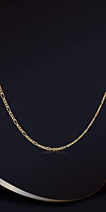Gold Figaro Chain