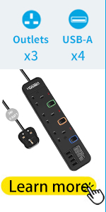 3M Extension Lead with USB