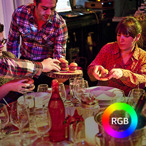 LE LampUX Smart Ceiling Light, White and Coloured