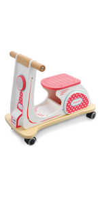 heart scoot, wooden scooter, wooden toy, indigo jamm, plastic free