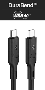 spigen 100w usb c 4 thunderbolt cable durabend
