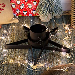 Harbour Housewares Star Shape Christmas Tree Stand