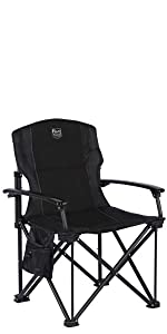 Camping chair padded oversized