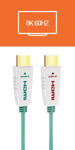 8K 60HZ Fiber HDMI Ultra Certified Cable