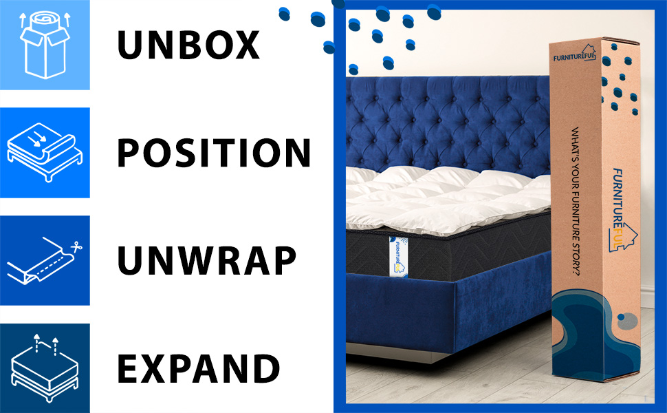 Small Double memory foam mattress