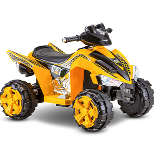 Kid Trax CAT ATV Electric Ride On Toy, Real Life Features and Sounds
