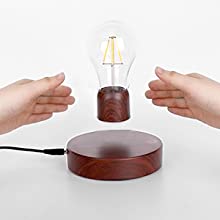 floating magnetic light bulb,levitating light bulb,floating lightbulb,unique gifts,night toys