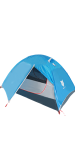 8 Camping Tent Blue