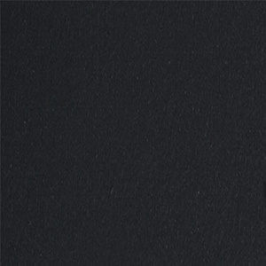 Fan blade finish swatch in black.