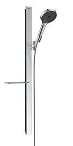 Shower set with hand shower and soap dish