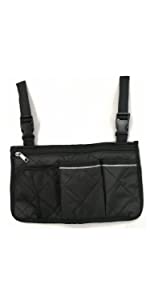 wheelchair armrest side bag
