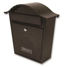 black classic postbox
