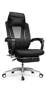 Ergonomic Office Chair with footrest