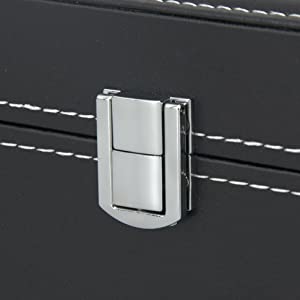 Watch Box Display Storage Case Leather Jewellery Holder