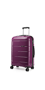 24 inch medium size check in luggage