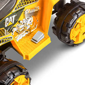 Kid Trax CAT ATV Electric Ride On Toy, 6 Volt, Pedal Operated