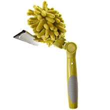 DocaPole Window Squeegee and Window Washer Combo with handle in the rotated and locked position