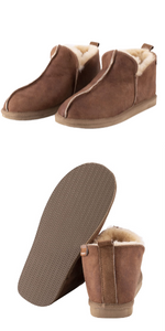 Shepherd of Sweden, Slippers, Comfortable Slipper for wearing at home, real sheepskin