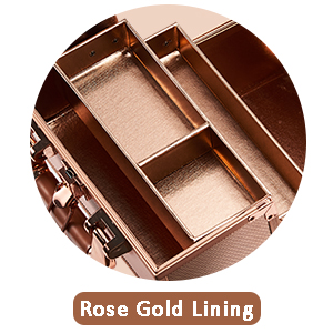 makeup box gold