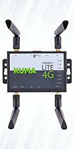 kuma wifi router 4g mobile hotspot portable booster internet signal lte antenna sim wireless wi-fi