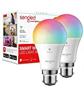 Sengled Smart Bulb B22 Multicolor RGBW, Alexa Light Bulb Bayonet, WiFi Bulb That Works with Alexa...