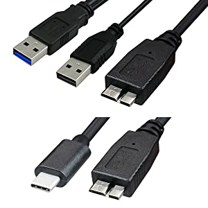 USB 3.0 Y-Kabel, USB-C Kabel