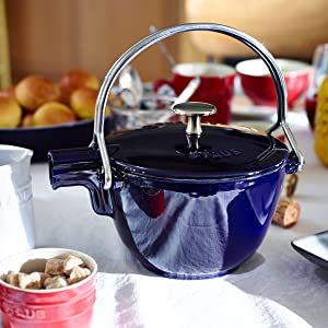 Staub cast iron teapot