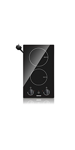 induction hob 2 burners