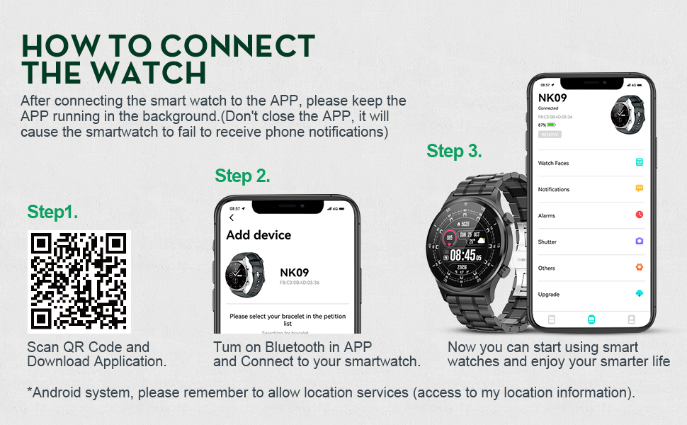 connect the watch