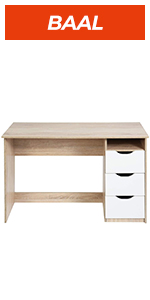 computer desk with drawers