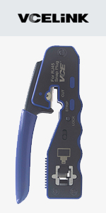VCE GJ670BL Pass Through Crimping Tool RJ45