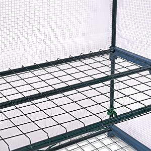 Bramble greenhouse garden gardening 5 shelves detachable