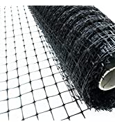 True Products 1.2m x 10m Deer Netting Fencing & Pheasant Netting Fencing 50mm Sq Large 80gsm Mesh...