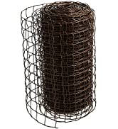 Climbing Plant Support Mesh Plastic Garden Net Clematis Pea Bean Trellis - Brown 0.5m x 5m