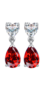 Garnet earrings