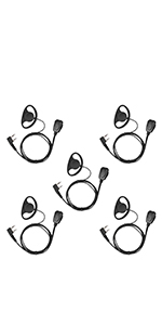 Two Way Radio Headset with Mic