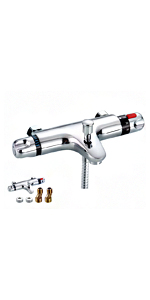 Chrome Thermostatic Bath Shower Mixer