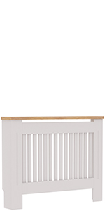 Arlington White Radiator Cover by vida design 
