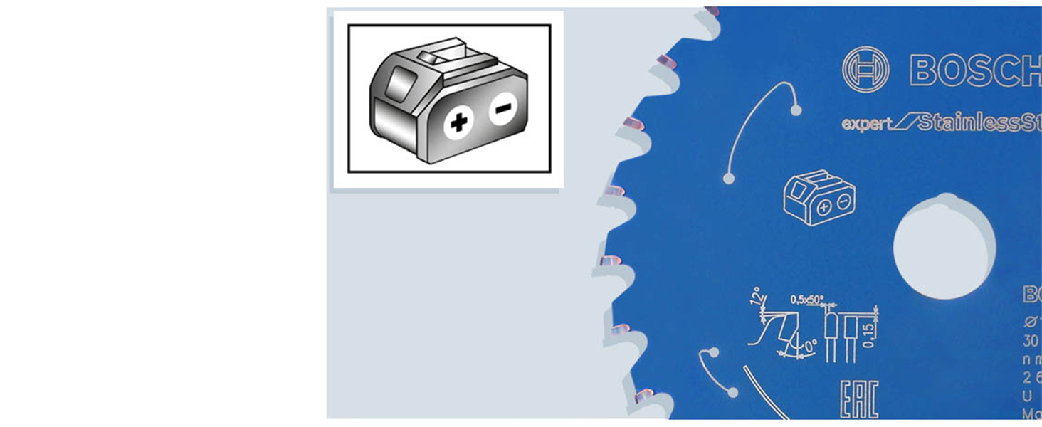 Bosch Professional, stainless steel, circular saw blade, saw blade, wood, cordless, circular saw