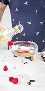 root7 drinkind martini glass