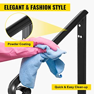 wrought aluminum handrail