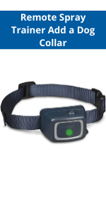Trainer for dogs; Remote spray trainer add a dog collar; train two dogs at once with the add a dog
