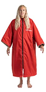 moonwrap short sleeve red woman