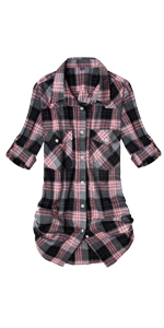 Womens Check Shirts