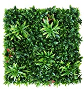 Premium Artificial Green Living Wall Oasis Hedge Plant Panel Indoor or Outdoor UV Stable 100 x 100cm