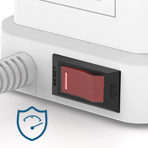 extension lead with overload protection