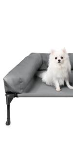 Raised dog bed for large dog elevated pet bed dog cot pet cot cooling bed chewproof bed