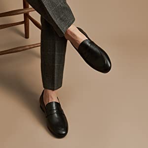 Bolton Black Saddle Loafer