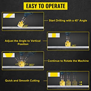 diamond hole saw drill bit set