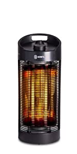 infrared patio heater electric free standing portable under table top waterproof garden halogen